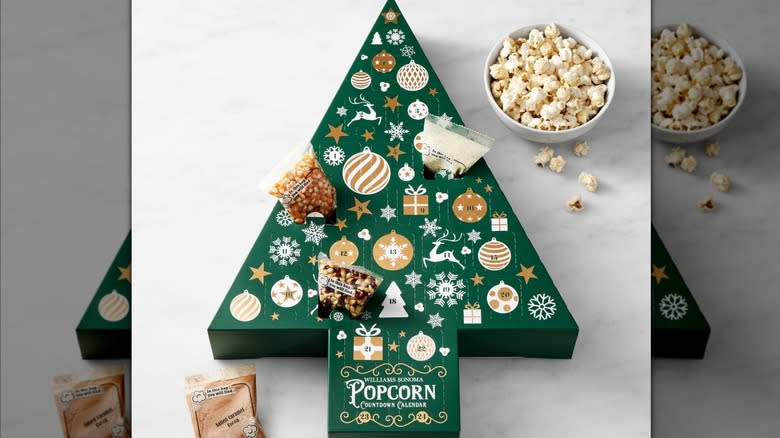Christmas Popcorn Advent Calendar