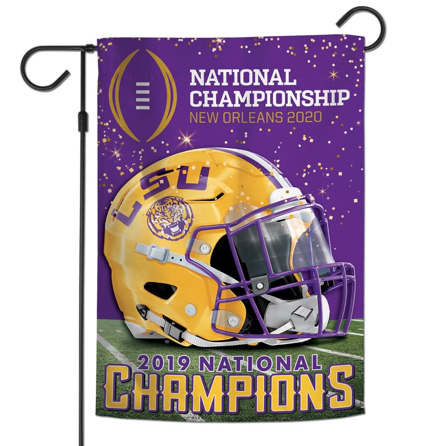 LSU College Football Playoff 2019 National Champions 2-Sided Garden Flag