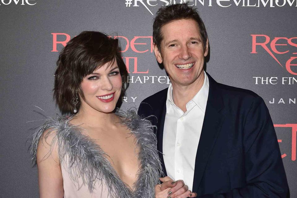 <p>Axelle/Bauer-Griffin/FilmMagic</p> Milla Jovovich and Paul W.S. Anderson arrive at the premiere of Sony Pictures Releasing