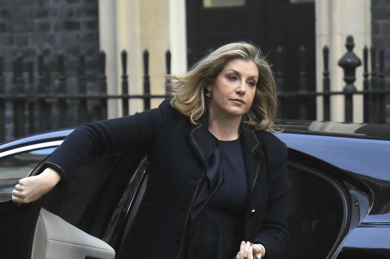 英國新任國防大臣莫登特（Penny Mordaunt）（AP）