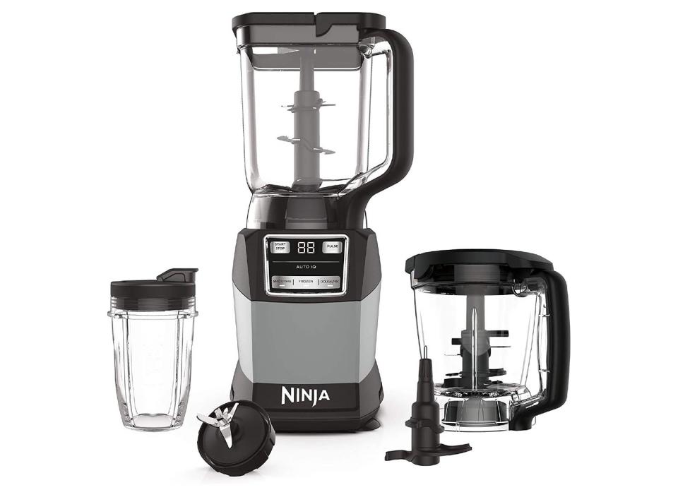 This blender features all kinds of attachments to help you create a number of easy and delicious recipes. (Source: Amazon)