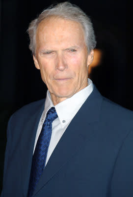 Clint Eastwood at the Los Angeles premeire of DreamWorks Pictures' Flags of Our Fathers