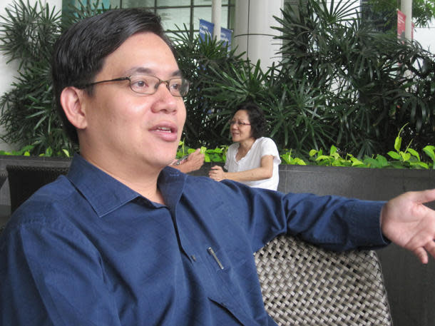 SPP candidate Jimmy Lee Yeong Wee speaks to Yahoo! Singapore about the political sentiment in the public sector. (Yahoo! photo / Jeanette Tan)