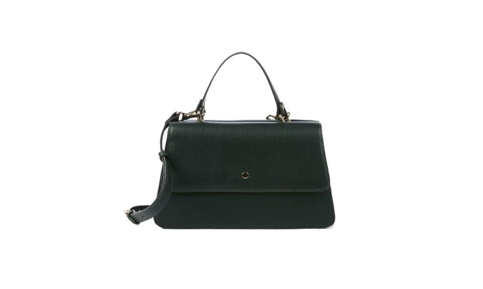 <p>Suzette vegan accordian satchel, $55,<a rel="nofollow noopener" href="https://www.solesociety.com/suzette-black.html?color=woodland-green&size=one-size" target="_blank" data-ylk="slk:solesociety.com;elm:context_link;itc:0;sec:content-canvas" class="link "> solesociety.com </a> </p>