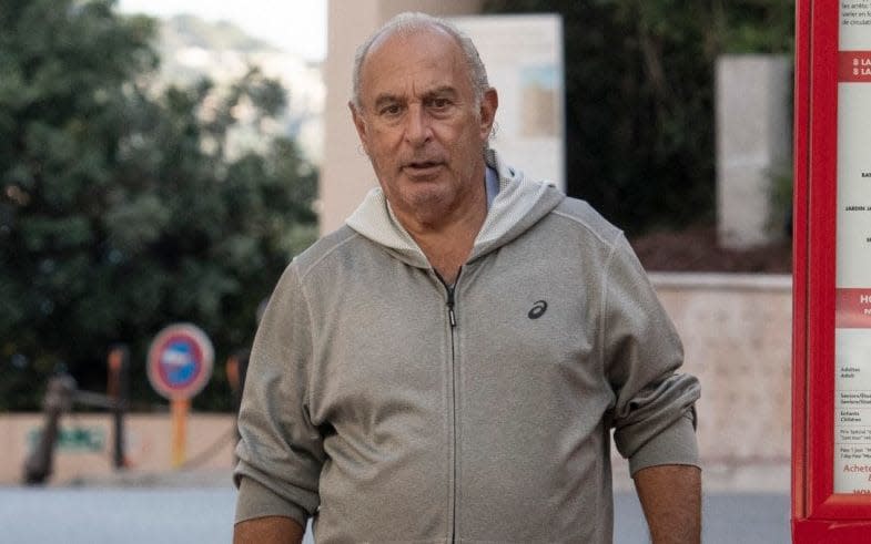 Sir Philip Green in Monaco recently - Geoff Pugh