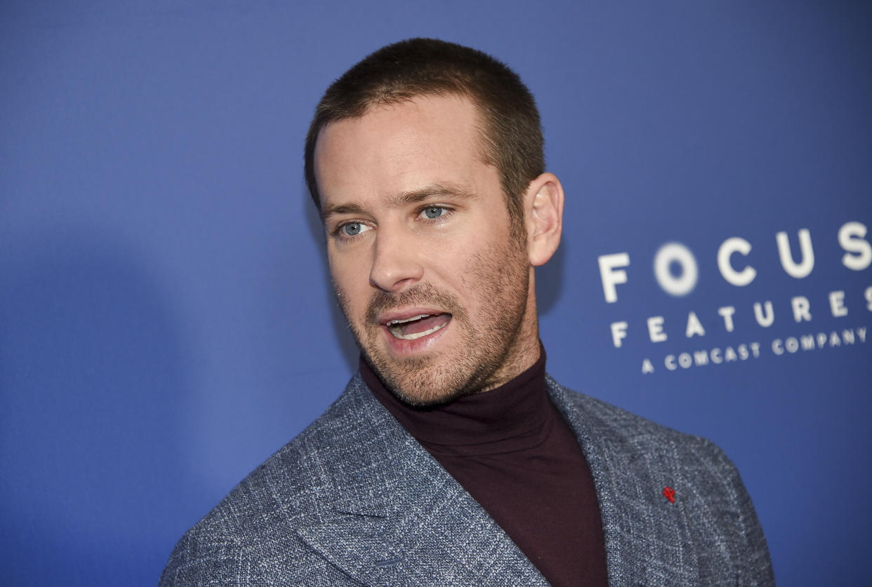 Armie Hammer is shining a light on Marvel Entertainment head Isaac Perlmutter's financial support of Trump.&nbsp; (Photo: Evan Agostini/Invision/AP)