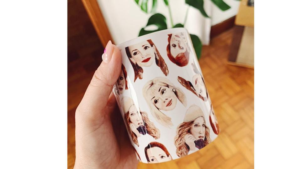 Sex and The City Babes Coffee Mug. (Image via Etsy)