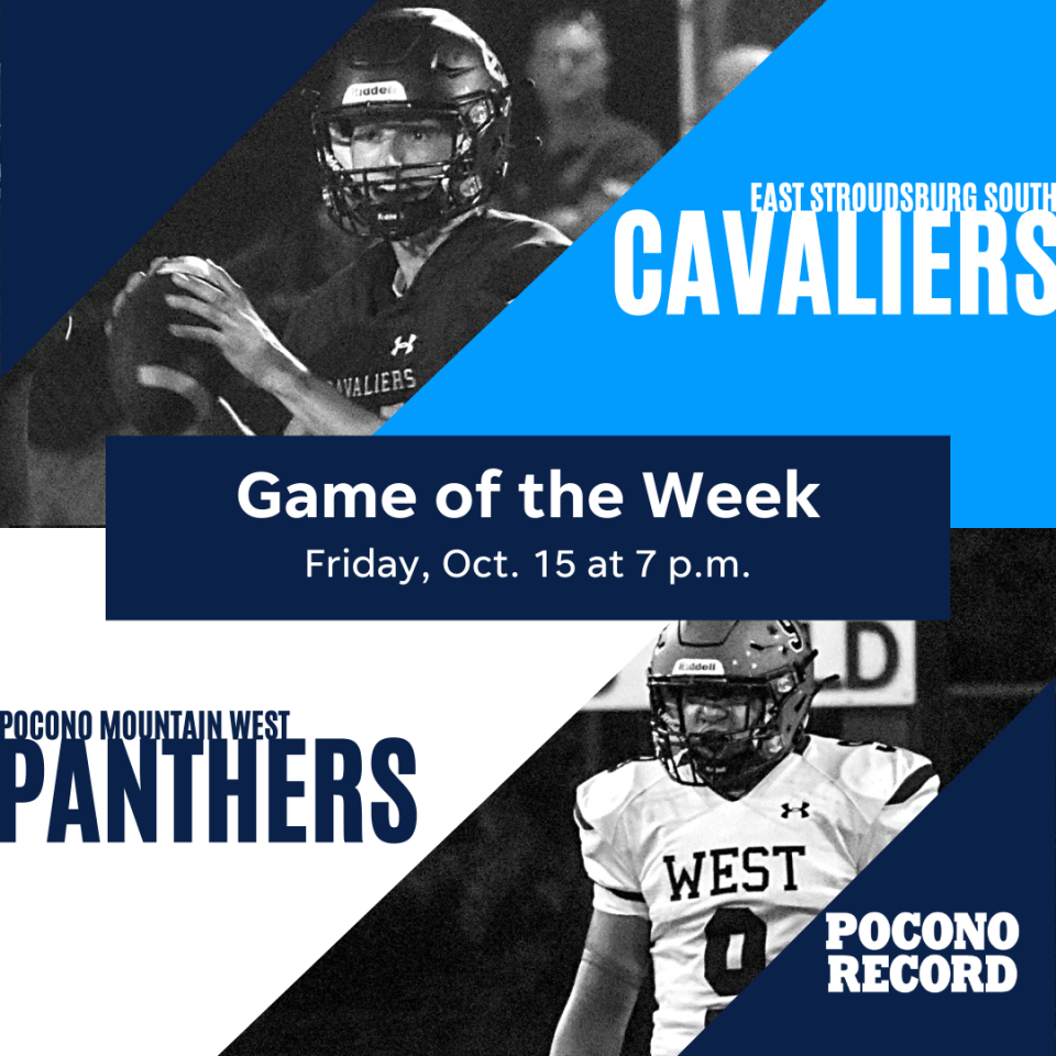 The Pocono Record's Week 8 football Game of the Week will be between East Stroudsburg South and Pocono Mountain West.