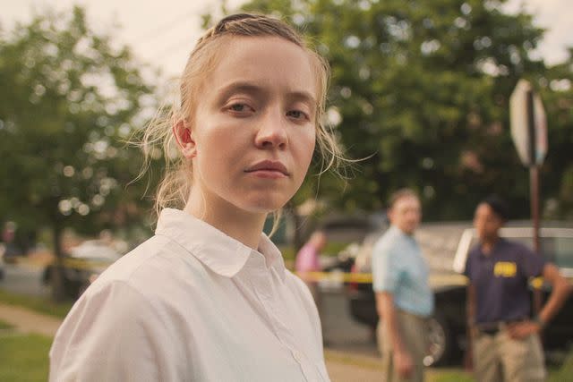 <p>Courtesy of HBO</p> Sydney Sweeney in 'Reality,' 2023