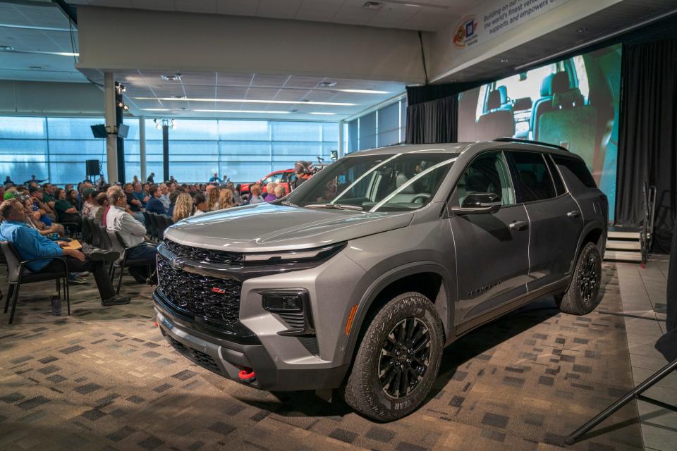 The new 2024 Chevrolet Traverse Z71 was revealed during an event at the Lansing Delta Assembly Plant in Lansing on Monday, July 17, 2023.