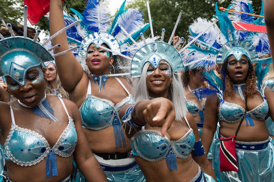 The Notting Hill Carnival off to a colorful start