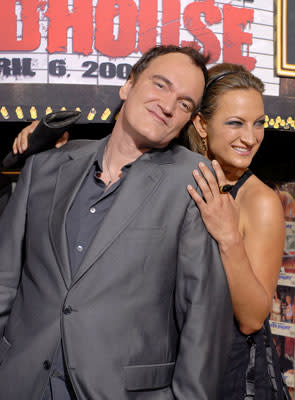 Quentin Tarantino , director, and Zoe Bell and at the Los Angeles premiere of Dimension Films' Grindhouse