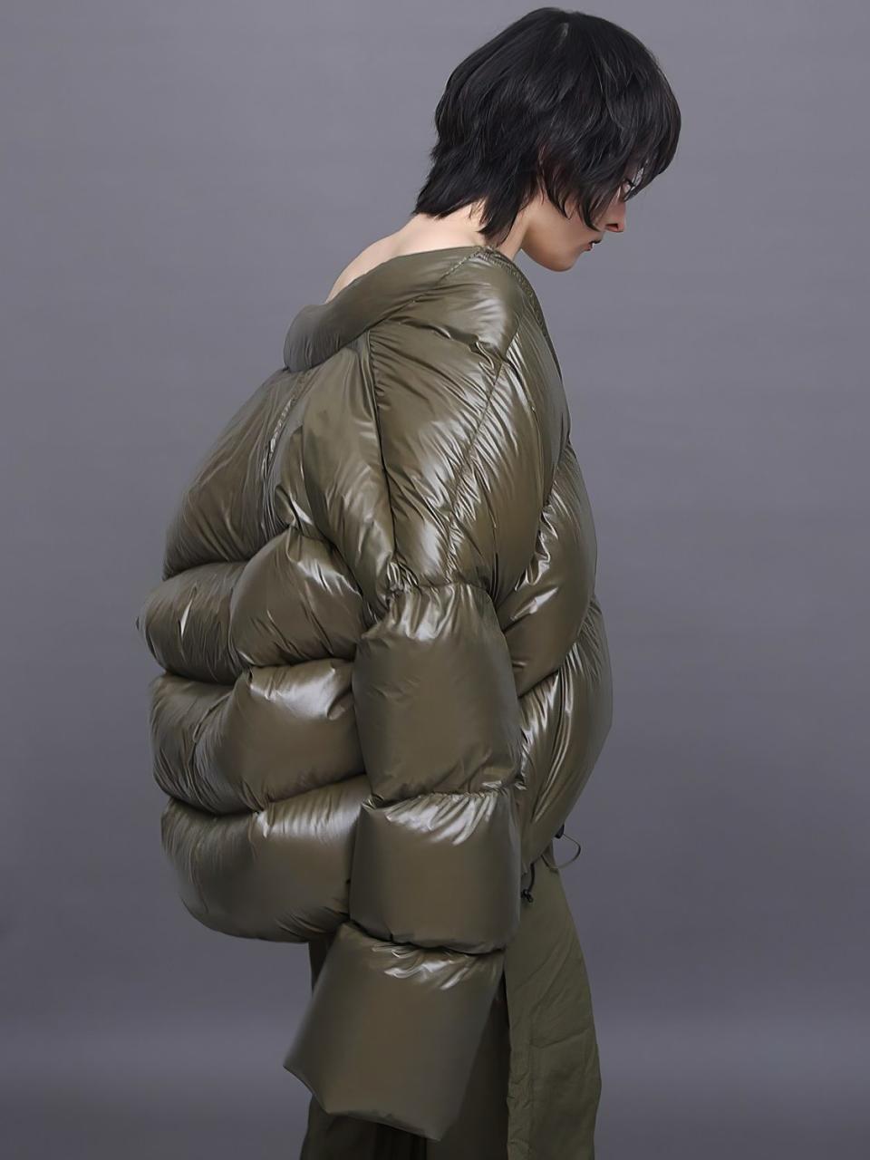 A puffer jacket from the Bacon x Sugar capsule collection.