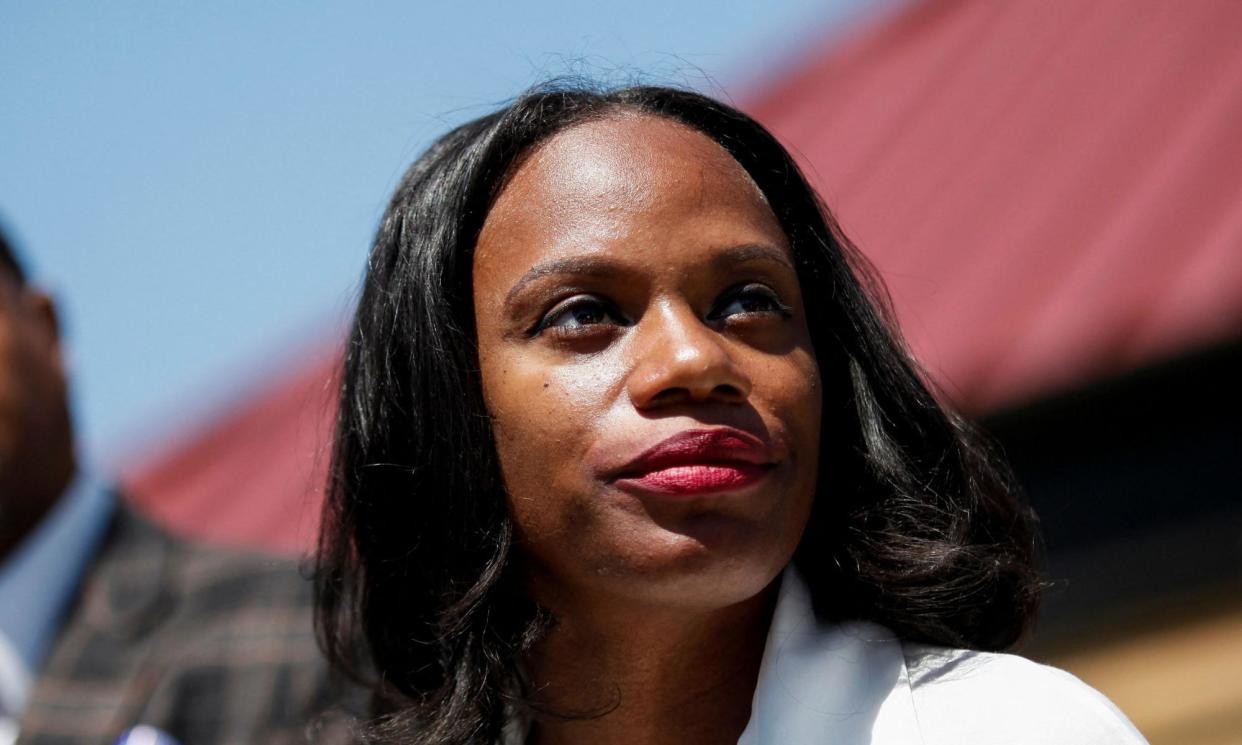 <span>Summer Lee in Pittsburgh in 2022, when she won her seat in Congress.</span><span>Photograph: Quinn Glabicki/Reuters</span>