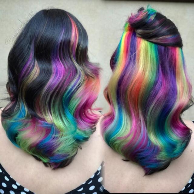 This Rainbow Hair Look Combines Every Instagram Hair Color Trend