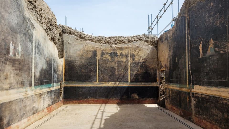 The elaborate dining room provided an elegant setting for entertainment, according to the Archaeological Park of Pompeii. - Archaeological Park of Pompeii