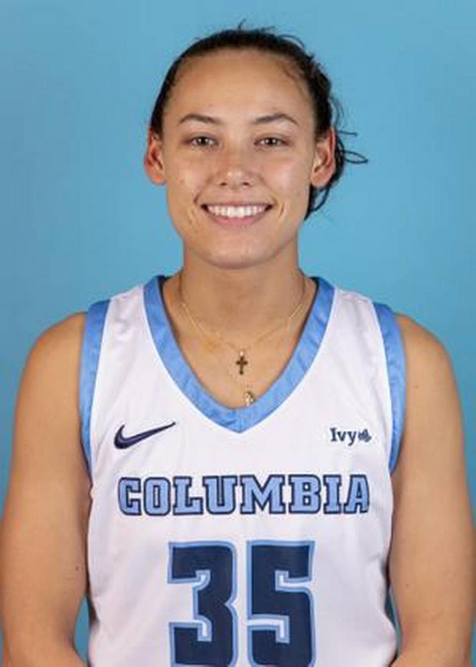 Abbey Hsu, a St. Thomas Aquinas alum who also played basketball at Stoneman Douglas, stars in hoops at Columbia University in the Ivy League. Photo Via Columbia University Basketball Web Page