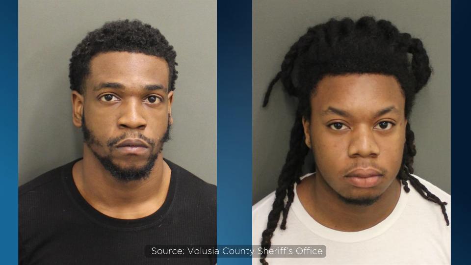 Xavier Jones Jr., 21, was charged with burglary, criminal mischief and violation of probation. Taverance Jackson Jr., 19, was arrested on a murder warrant out of Georgia