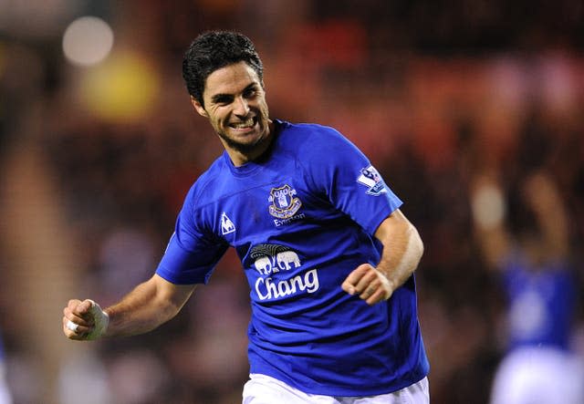 Former midfielder Mikel Arteta remains a fan favourite