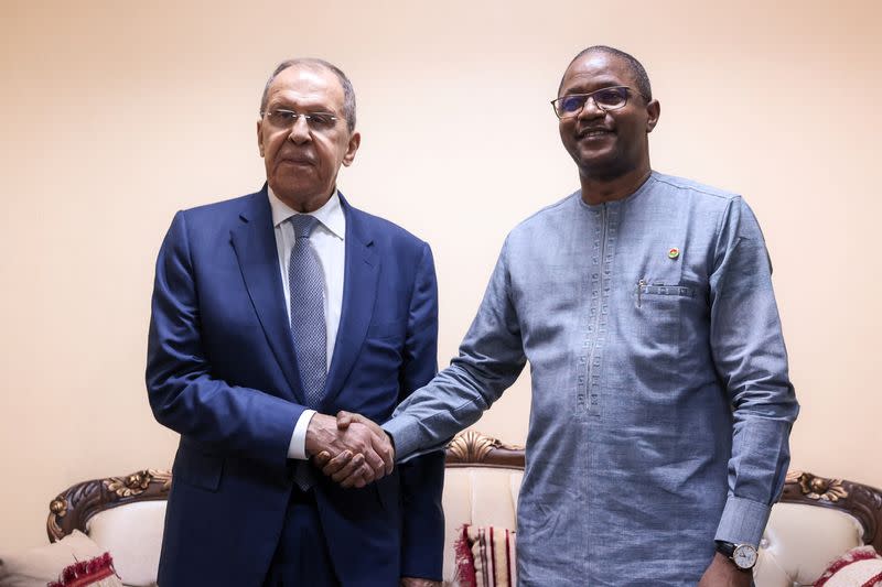 Russian Foreign Minister Sergei Lavrov visits Burkina Faso