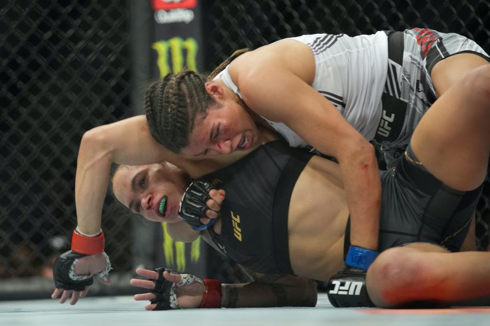 Amanda Nunes and Julianna Pena.