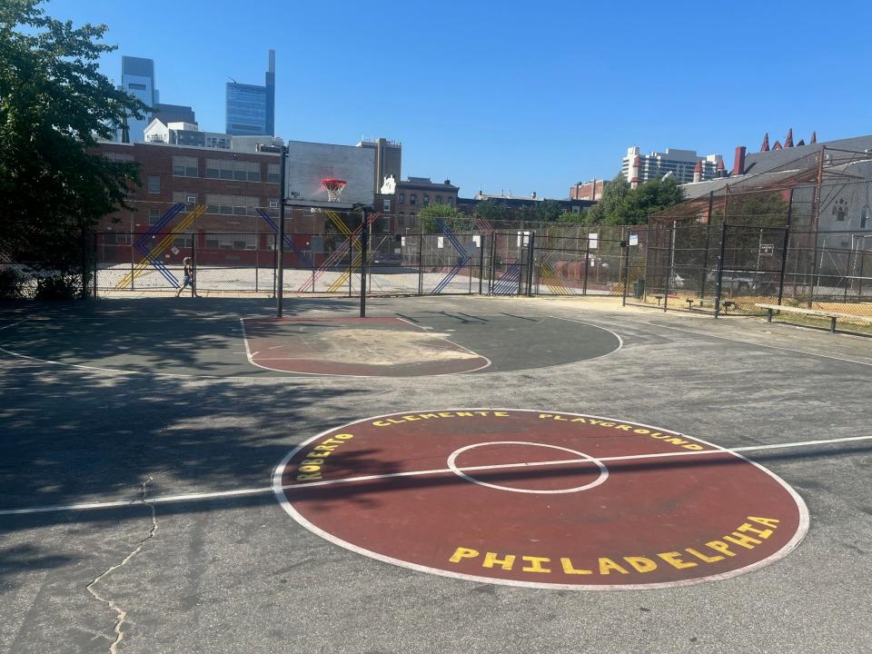 The "West Philly" basketball court depicted in Will Smith TV series "The Fresh Prince of Bel Air" is actually in North Philly, Specifically it's at the Roberto Clemente playground in Philadelphia's Fairmount section.