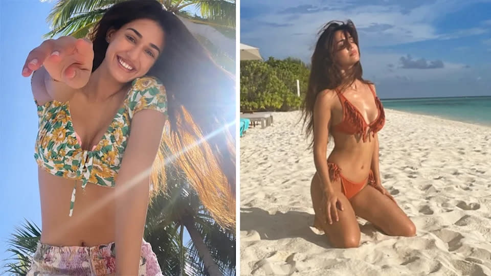 Die Bollywood-Schauspielerin Disha Patani war eine der zahlreichen Stars, die letzte Woche aus Indien entflohen waren. Fotos: Instagram/Disha Patani
