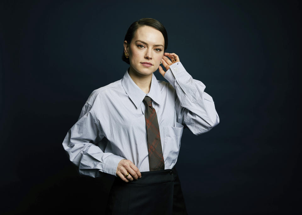 Daisy Ridley poses for a portrait on Friday, Jan. 26, 2024, in New York. (Photo by Taylor Jewell/Invision/AP)