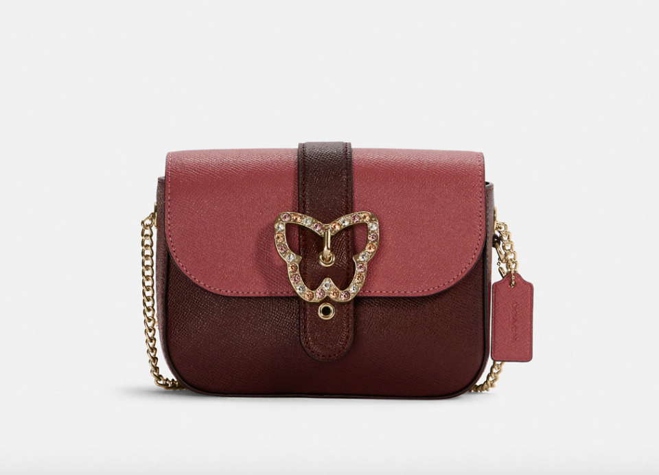 Coach Outlet Gemma Crossbody In Colorblock With Butterfly Buckle (Photo via Coach Outlet)