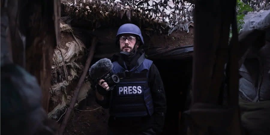 Videographer and journalist Mstyslav Chernov has been filming wars for 9 years