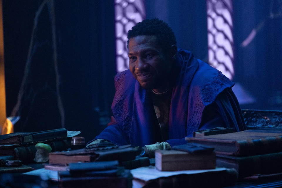 He Who Remains (Jonathan Majors) in Marvel Studios' LOKI, exclusively on Disney+. Photo by Chuck Zlotnick. Â©Marvel Studios 2021. All Rights Reserved. 