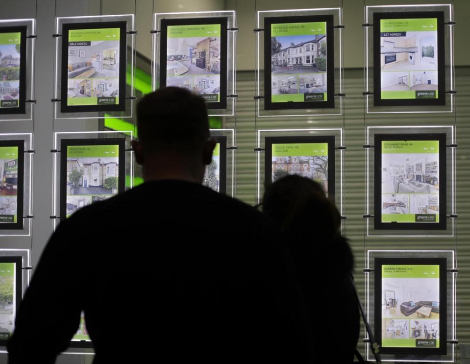 Home buyers and sellers remain confident about their prospects in the next few months, according to a property sentiment index from OnTheMarket (Yui Mok/PA) (PA Wire)