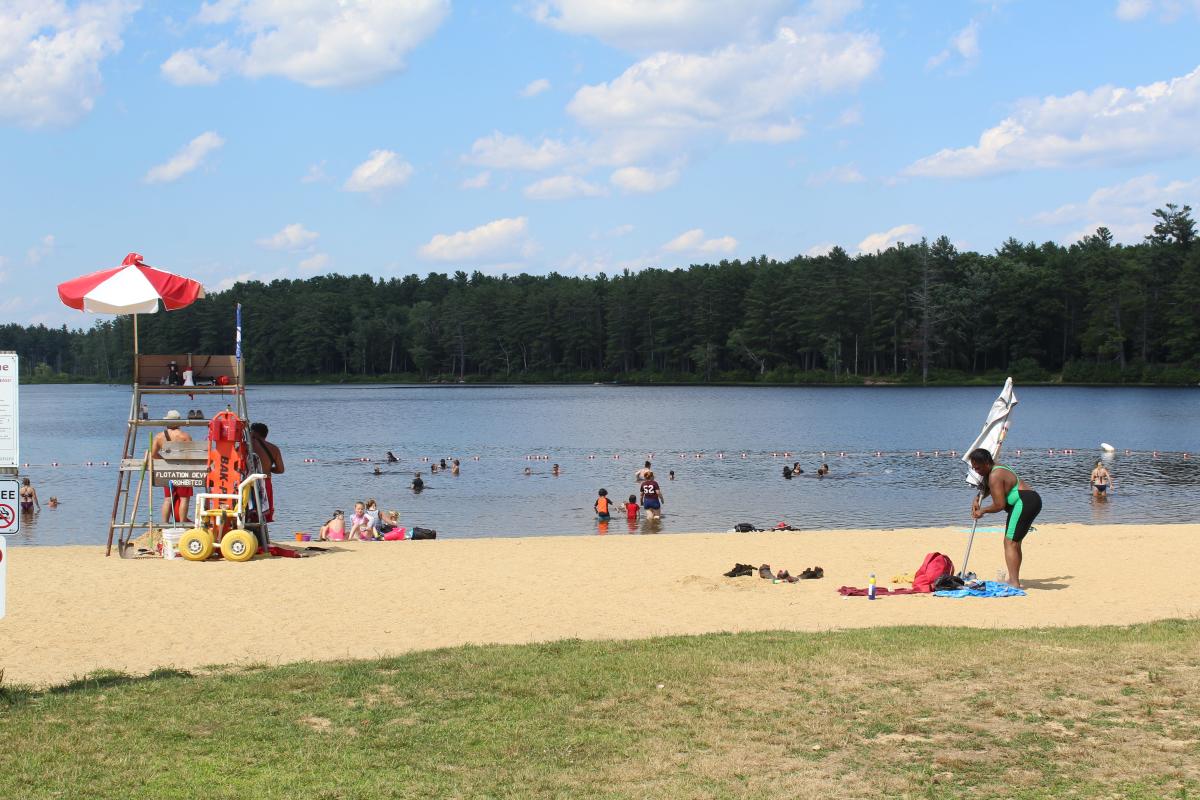 Lake Dennison and Greenwood Memorial pool are cooling options during