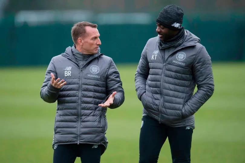 Brendan Rodgers with Kolo Toure -Credit:SNS Group