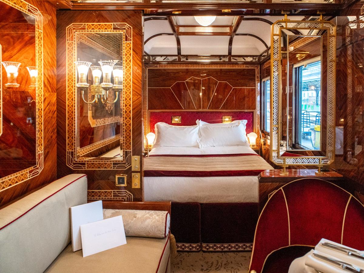 Step into the grand suites of the world’s most famous train, starting at ,000 a night and featuring 24-hour butler service.