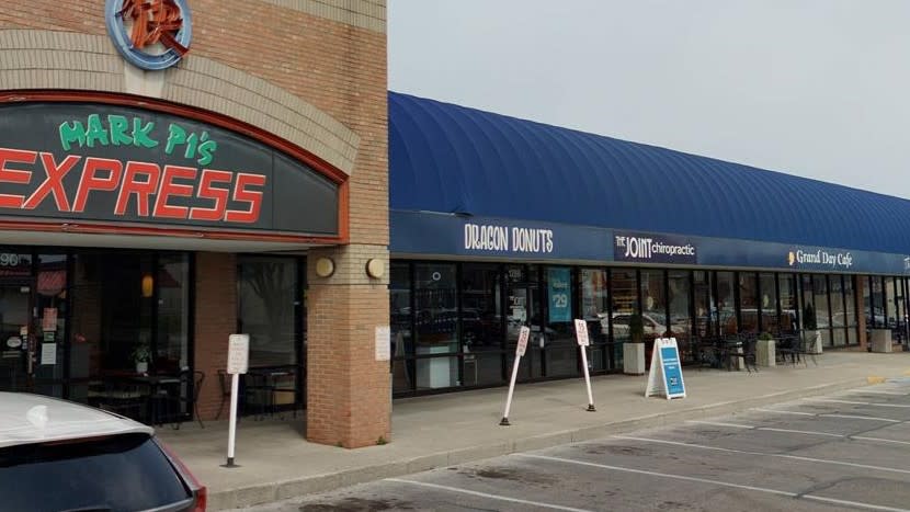 <em>Dragon Donuts’ former storefront wedged between other shops in the Fifth by Northwest neighborhood. (Courtesy Photo/Franklin County Auditor’s Office)</em>