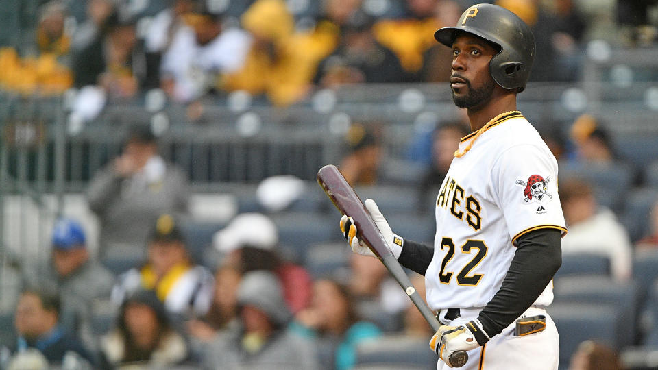 Former NL MVP Andrew McCutchen is headed to the Giants, but it may not be enough to match the Dodgers. (AP)