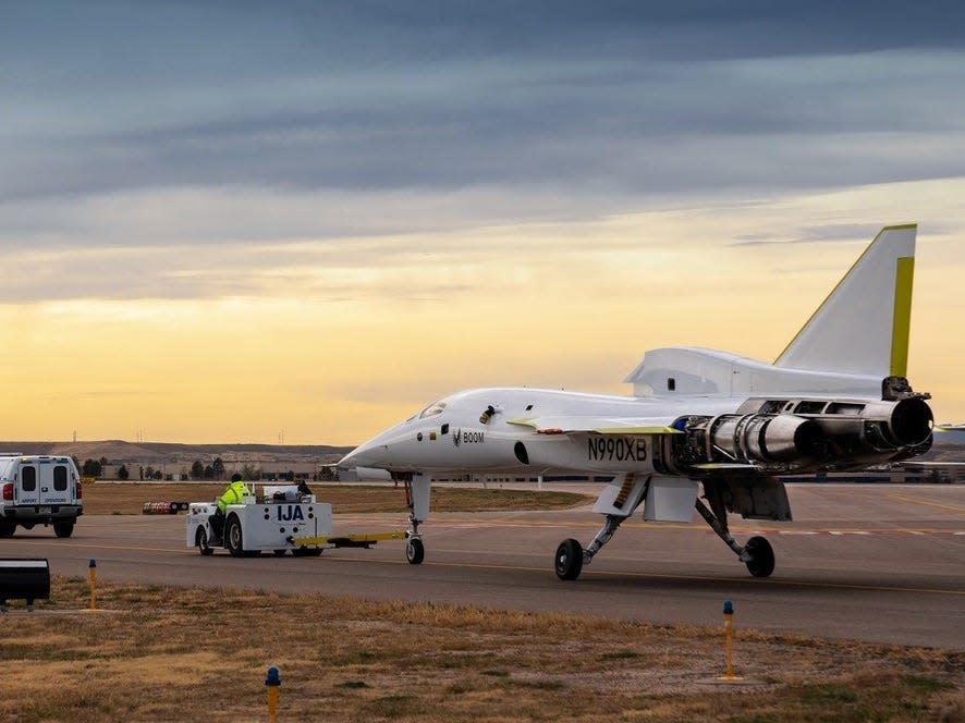 Boom Supersonic engine testing.