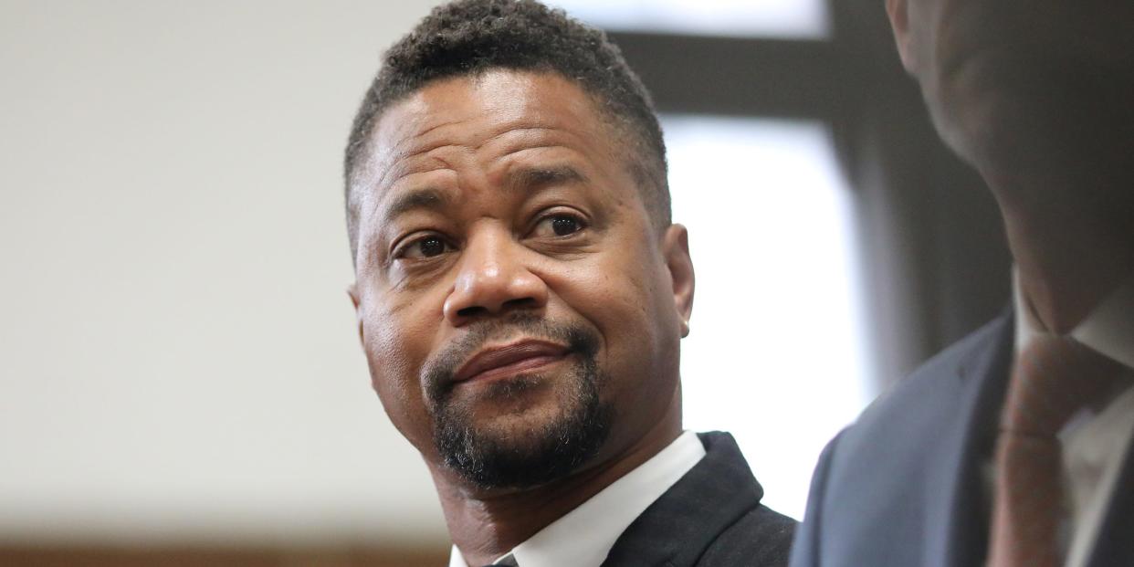 Actor Cuba Gooding Jr. appears in New York State Criminal Court in the Manhattan borough of New York, U.S.., October 10, 2019. Alec Tabak/Pool via REUTERS