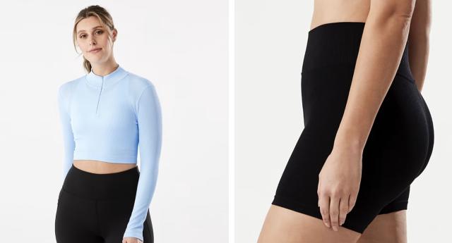 2 Pack Seam Free Crop Top - Kmart