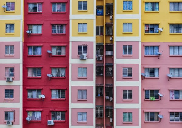 KUALA LUMPUR, MALAYSIA - NOVEMBER 10, 2018 : People's Housing Program or PPR is low cost house project by government.