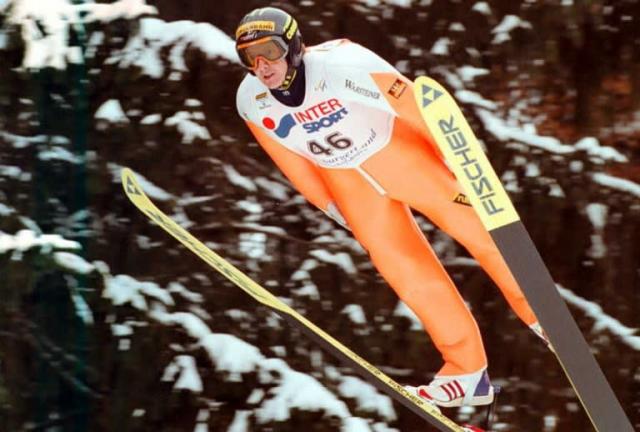 Autogramm AK Jens Weißflog Skisprung Skispringer Olympia  3 x Olympiagold 84+94# 