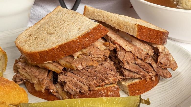 Sandwich at Katz's Deli