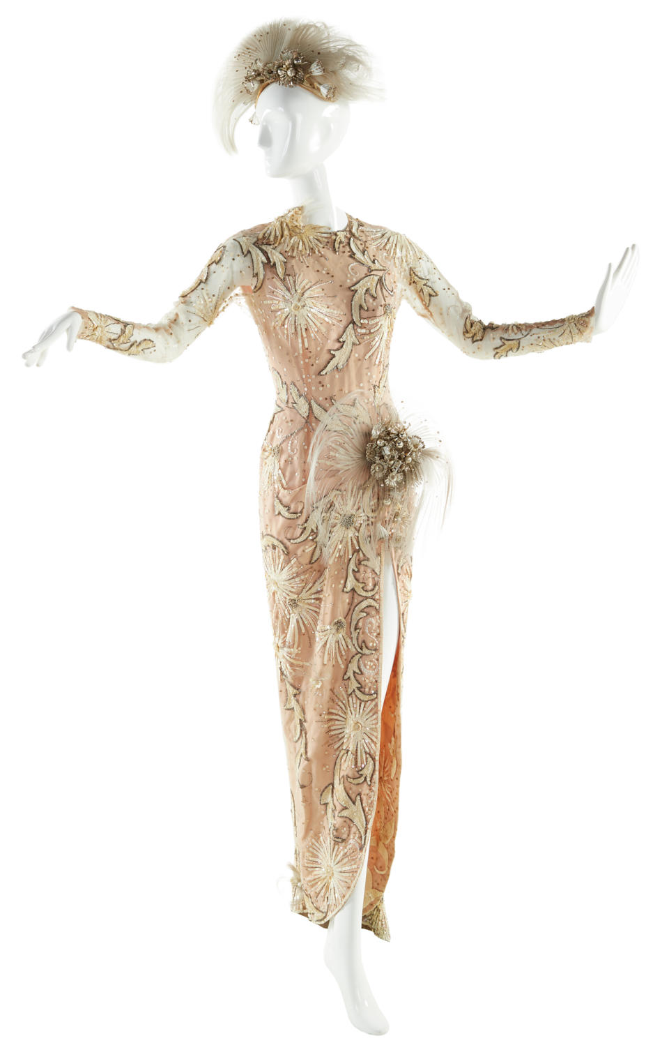 A gown, designed by William Travilla and worn by Marilyn Monroe in 1954’s There’s No Business Like Show Business. - Credit: Julien's Auctions