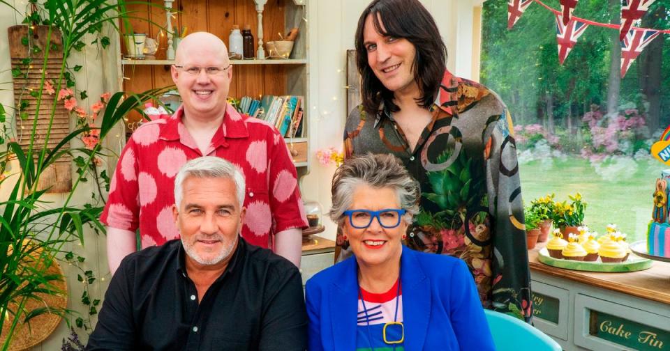 Great British Bake Off judges and presenters