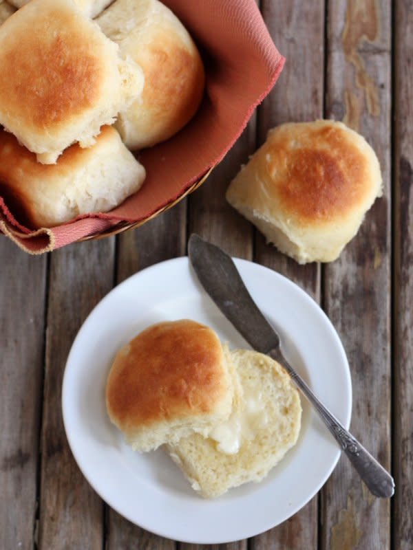 <strong>Get the <a href="http://www.completelydelicious.com/2013/11/potato-dinner-rolls.html" target="_blank">Potato Dinner Rolls recipe</a> from Completely Delicious</strong>