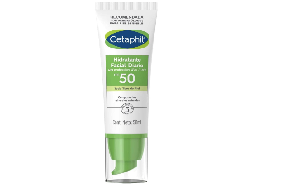 Cetaphil Hidratante Facial Diario con Protección UVA UVB y FPS 50. 