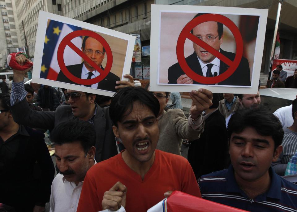 Anti-Charlie rally in Pakistan