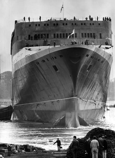 The QE2’s rudder alone weighed 80 tons - Credit: GETTY
