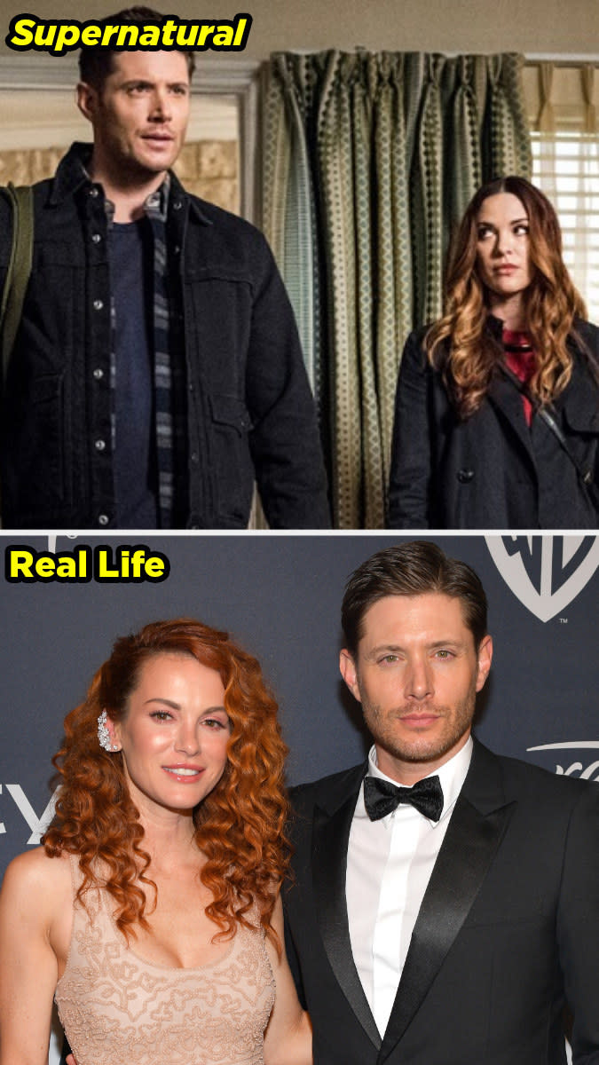 Jensen and Danneel on Supernatural vs them IRL